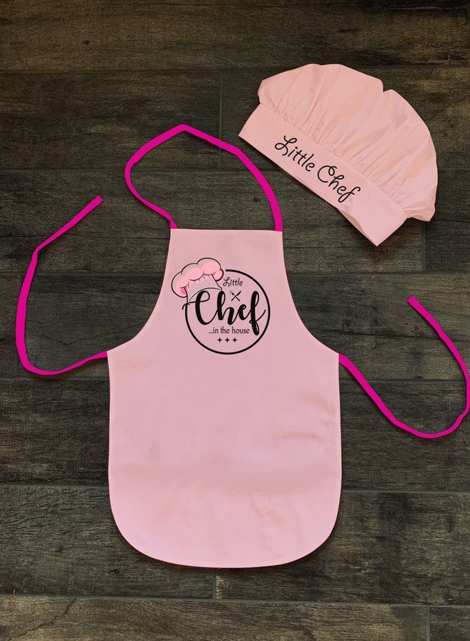 Style Secrets زيّ الطاهي الصغير من ستايل سيكرتس، مصنوع من مزيج القطن والبوليستر، يتضمن مئزراً وقبعة، مناسب للأطفال الرضع والصغار، لجلسات التصوير، والطبخ، والفنون والحرف اليدوية، والأنشطة الترفيهية، وغيرها. (من 4 إلى 7 سنوات، لون وردي) - Image 5